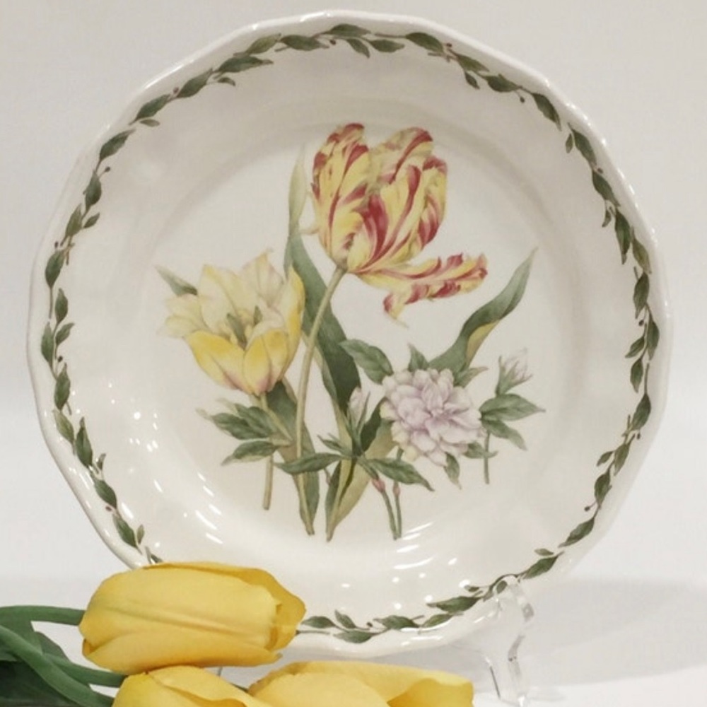 NORITAKE GOURMET GARDEN Casual Gourmet Tulip Vintage Replacement Dinner …